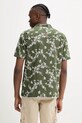 Ruházat Superdry ing kasmírkeverékből M4010793A.2EF zöld