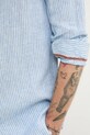 Superdry cămașă de in M4010995A.FWJ albastru