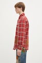 Рубашка Andersson Bell Noah Patch Check atb1238m красный SS25