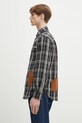 Andersson Bell camicia Noah Patch Check atb1238m nero SS25