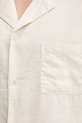 Pyžamová košeľa Calvin Klein Underwear LV00NM2886 béžová