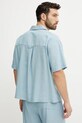 Pyžamová košile Calvin Klein Underwear LV00NM2886 modrá SS25
