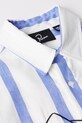 by Parra camicia di lino Sleep now blu 53240