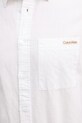 Calvin Klein Jeans koszula lniana biały J30J327295