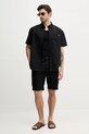 Сорочка з льону Calvin Klein Jeans J30J327296 чорний SS25