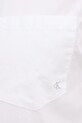 Calvin Klein Jeans cămașă din bumbac LV040QM160 alb