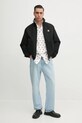 Хлопковая рубашка Bally MSH02L белый SS25