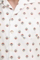 Bally koszula bawełniana MSH02L biały