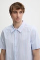 Bavlněná košile Won Hundred modrá 3558.14268