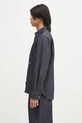 Helmut Lang cămașă din denim Curved Cl Shirt.Bkly O09DM501 bleumarin SS25