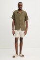 PS Paul Smith koszula lniana M2R.695U.P22354 zielony SS25