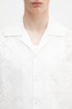 Bavlnená košeľa Drôle de Monsieur La Chemise Brodee Tapisserie biela G.SH213.CO196.WT