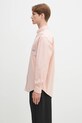 Хлопковая рубашка Drôle de Monsieur La Chemise Lavee Drule G.SH195.CO178.LPI розовый SS25