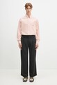 Хлопковая рубашка Drôle de Monsieur La Chemise Lavee Drule G.SH195.CO178.LPI розовый