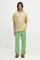 Drôle de Monsieur koszula La Chemise Bijoux G.SH204.VI016.LGN zielony