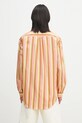 Odzież Drôle de Monsieur koszula bawełniana La Chemise Rayee G.SH208.CO117.CR pomarańczowy