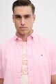 Tommy Hilfiger cămașă din bumbac roz MW0MW37584