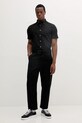 Бавовняна сорочка Tommy Hilfiger MW0MW37584 чорний SS25