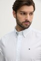 Tommy Hilfiger cămașă din bumbac alb MW0MW38555