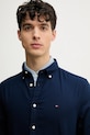 Хлопковая рубашка Tommy Hilfiger тёмно-синий MW0MW38556