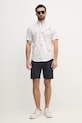Βαμβακερό πουκάμισο Tommy Hilfiger MW0MW39267 λευκό SS25