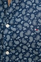 Tommy Hilfiger cămașă din amestec de in MW0MW38566 bleumarin