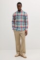 Tommy Hilfiger koszula lniana MW0MW39166 granatowy SS25