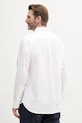 Odzież Tommy Hilfiger koszula z domieszką lnu MW0MW40702 biały