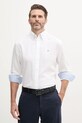 Tommy Hilfiger cămașă din amestec de in alb MW0MW40702