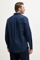Îmbrăcăminte Tommy Hilfiger cămașă din amestec de in MW0MW40702 bleumarin