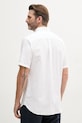 Îmbrăcăminte Tommy Hilfiger cămașă din amestec de in MW0MW40703 alb