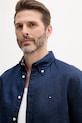 Tommy Hilfiger lenvászon ing sötétkék MW0MW40703