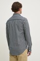 Îmbrăcăminte Tommy Jeans camasa din bumbac DM0DM20885 bleumarin
