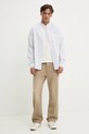 Рубашка с примесью льна Tommy Jeans DM0DM20893 белый SS25