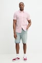 Tommy Jeans koszula z domieszką lnu DM0DM20894 biały SS25