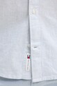 Tommy Jeans koszula z domieszką lnu niebieski DM0DM20894