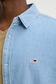 Tommy Jeans koszula jeansowa DM0DM21146 niebieski