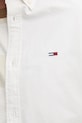 Tommy Jeans camasa din bumbac DM0DM21298 alb