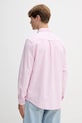 Одяг Бавовняна сорочка Tommy Jeans DM0DM21298 рожевий