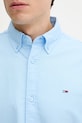 Βαμβακερό πουκάμισο Tommy Jeans DM0DM21298 μπλε
