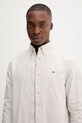 Bavlněná košile Tommy Jeans béžová DM0DM21298