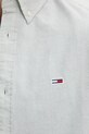 Tommy Jeans camasa din bumbac DM0DM21298 gri