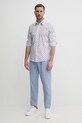 Joop! camasa din bumbac 30045983 alb SS25