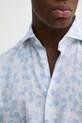 Joop! camicia di lino 30046068 blu