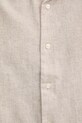 Πουκάμισο με μείγμα από λινό Abercrombie & Fitch KI125.5175.400 μπεζ