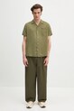 Barbour koszula Barbour Archer Relaxed Fit S/S Shirt MSH5612 zielony