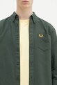 Fred Perry camicia in cotone verde M5516.X89