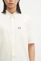 Fred Perry cotton shirt beige M8730.F79