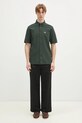 Fred Perry koszula bawełniana M8730.X89 zielony