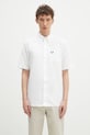 Fred Perry koszula bawełniana bawełna biały M8730.100